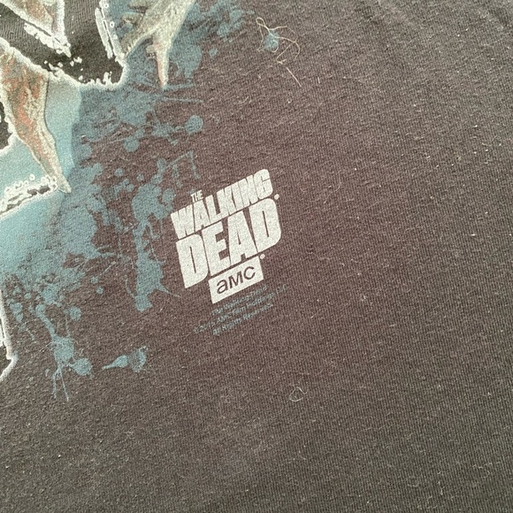 The Walking Dead AMC 2015 Black Oversized  Promo T Shirt - Picture 7 of 8